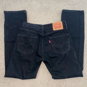 Mens Black 505 Levi’s